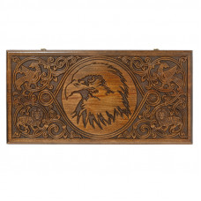 Нарды резные "Орел" Люкс